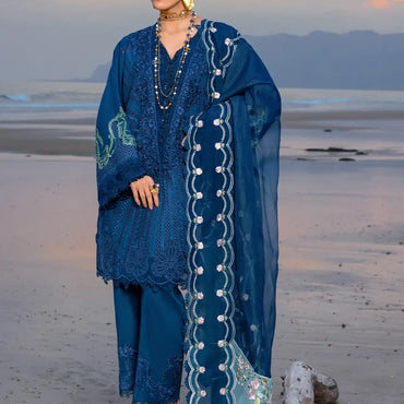 Saira Shakira By Crimson Lawn'24 Ulysses-Midnight 2B - Mohsin Saeed Fabrics