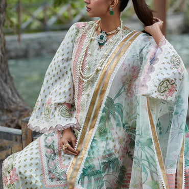 Crimson X Saira Shakira Eid Luxury Lawn'23 Shigar - D5 A