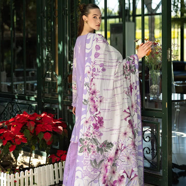 Elaf Prints Lawn'25 EPE-08A LAVENDER AURA