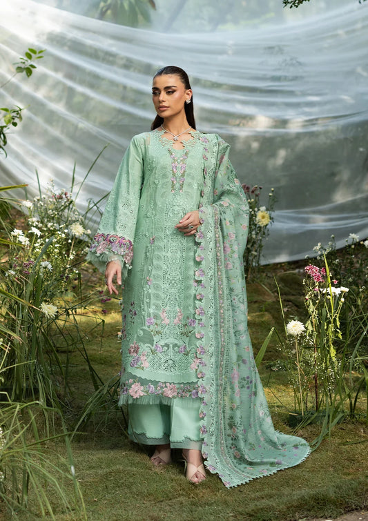 Elaf Luxury Lawn Vol-2'26 ELQ-3A DAISY CHAIN