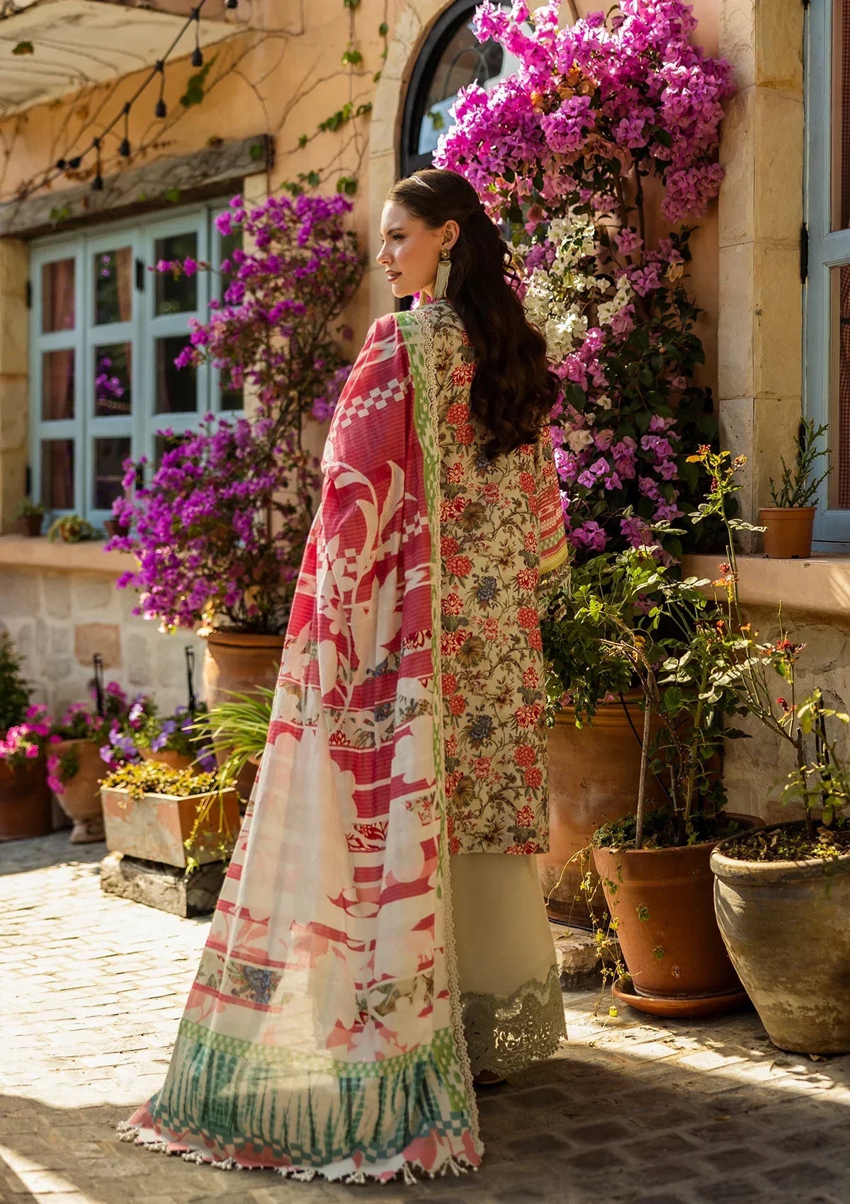 Elaf Chikankari Lawn'25 ELK-01B GIARDINO