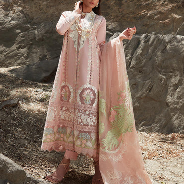 Crimson X Saira Shakira Eid Luxury Lawn'23 Chikkankari Affair - D2 B