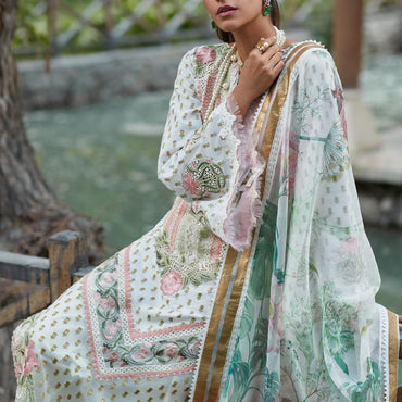 Crimson X Saira Shakira Eid Luxury Lawn'23 Shigar - D5 A