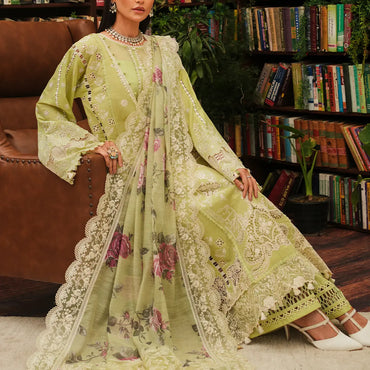 Kahf Luxury Lawn'24 KLE-05A Ambrosia - Mohsin Saeed Fabrics