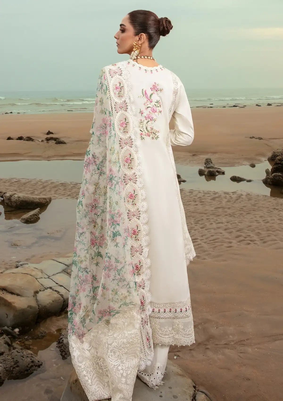 Saira Shakira By Crimson Lawn'24 Dove's Song-Cloud 4B - Mohsin Saeed Fabrics