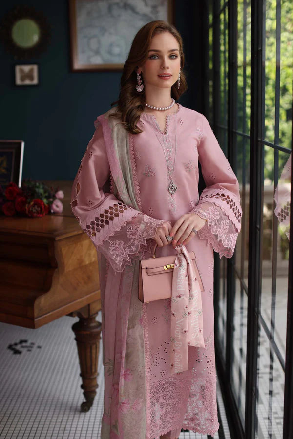NOOR SCHIFFLI LASERKARI LAWN'25 D-03
