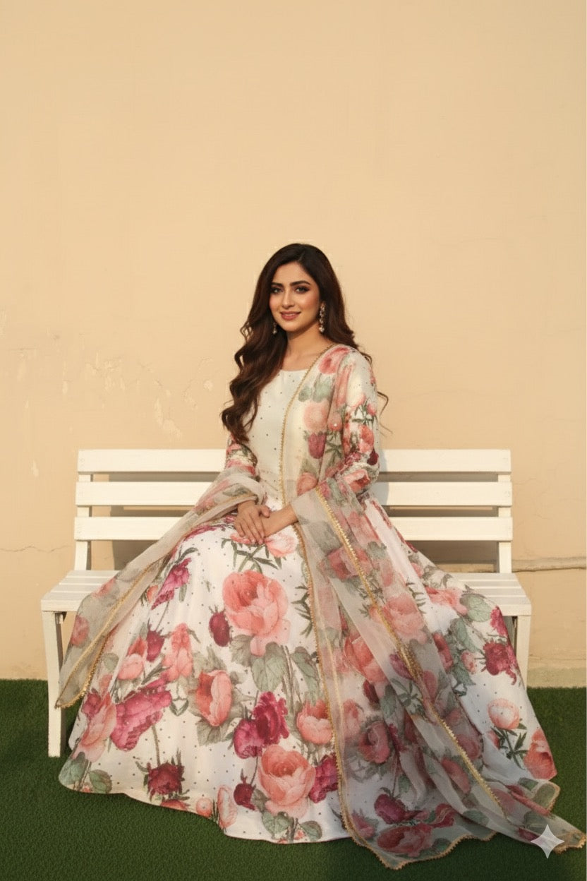 Hand Painted Lehnga 2024