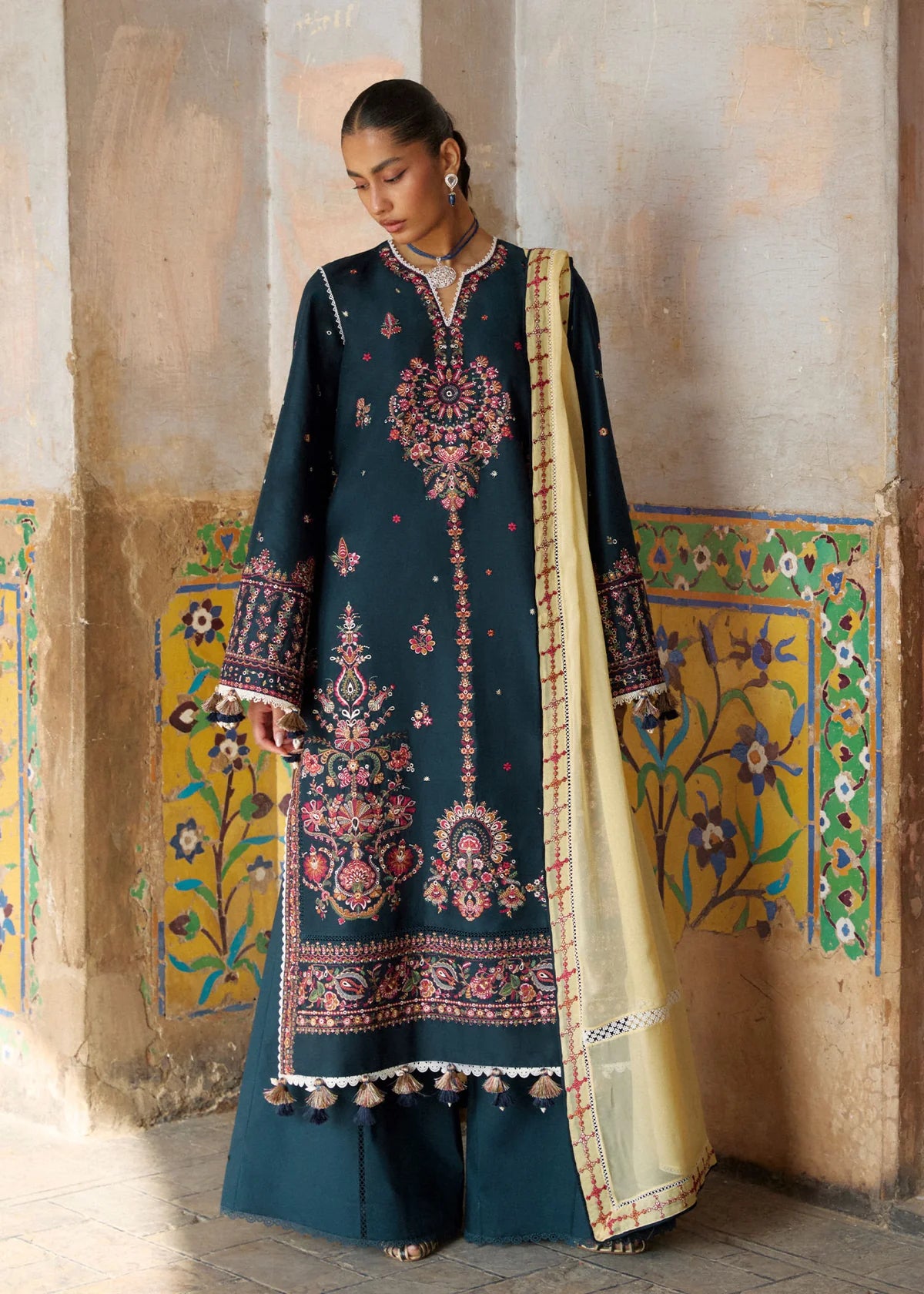 Hussain Rehar Zan Luxury Lawn'26 Cinko