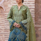 3 Piece Unstitched Embroidered Paper Cotton Suit | D-2501-A