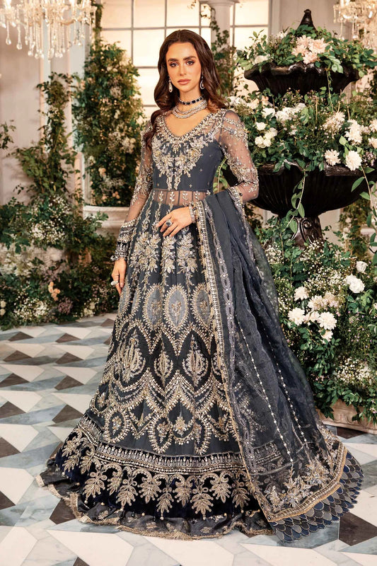 Maria.B Unstitched Embroidered Organza Suit | BD-2901