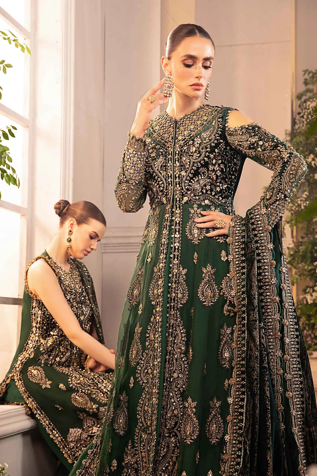 Maria.B Unstitched Embroidered Organza Suit | BD-2904