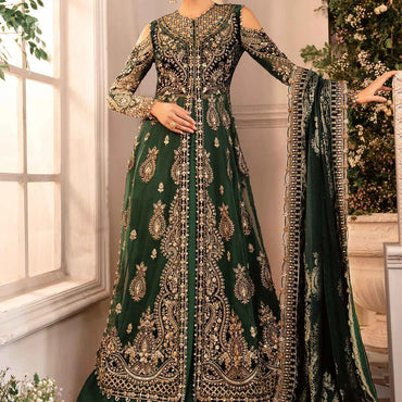 Maria.B Unstitched Embroidered Organza Suit | BD-2904