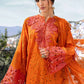 3 Piece Unstitched Embroidered Paper Cotton Suit | D-2505-B