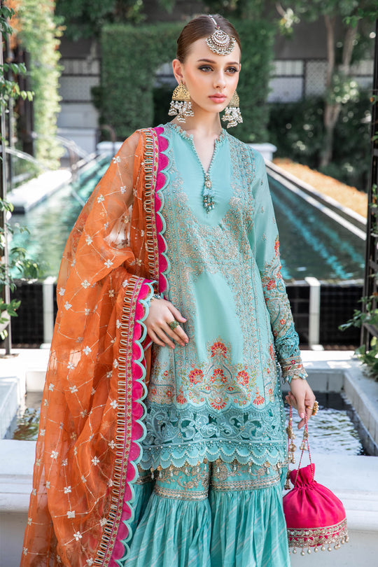 Maria B Eid lawn'23 EL-23-05-Sea Green