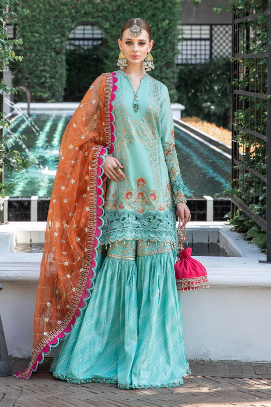 Maria B Eid lawn'23 EL-23-05-Sea Green