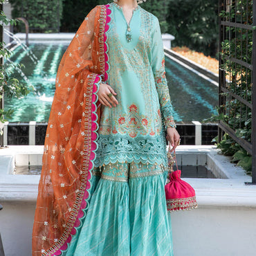 Maria B Eid lawn'23 EL-23-05-Sea Green