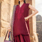 3 Piece Unstitched Printed Linen Suit | MPT-2409-B