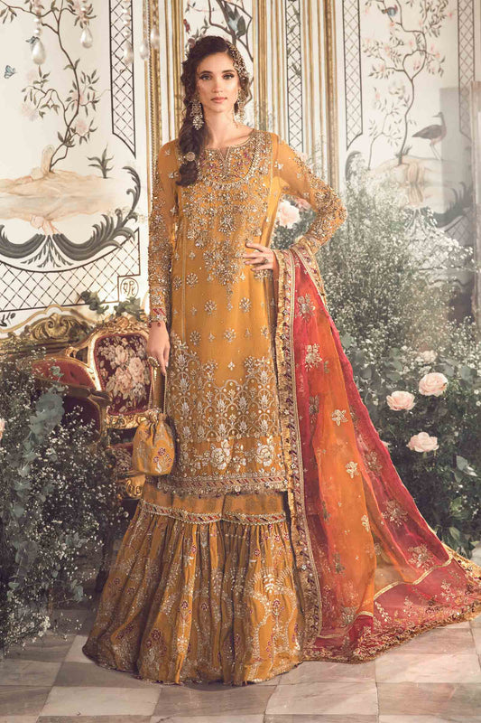 Unstitched MBROIDERED | Ice Blue BD-2707