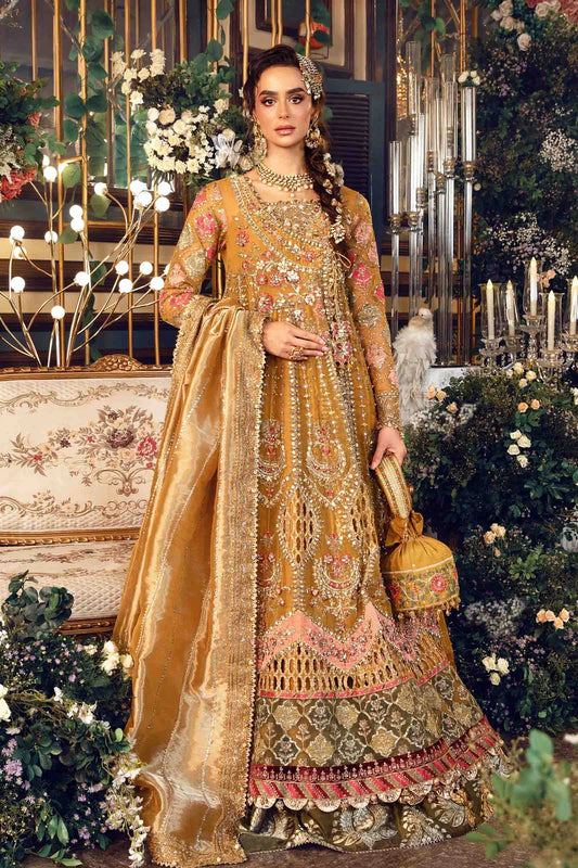 Maria.B Unstitched Embroidered Organza Suit | BD-2907