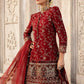 Unstitched Embroidered Cotton Satin Suit | CST-807