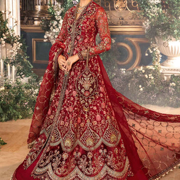 Maria.B Unstitched Embroidered Organza Suit | BD-2908