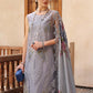 3 Piece Unstitched Embroidered Organza Suit | D-2509-B