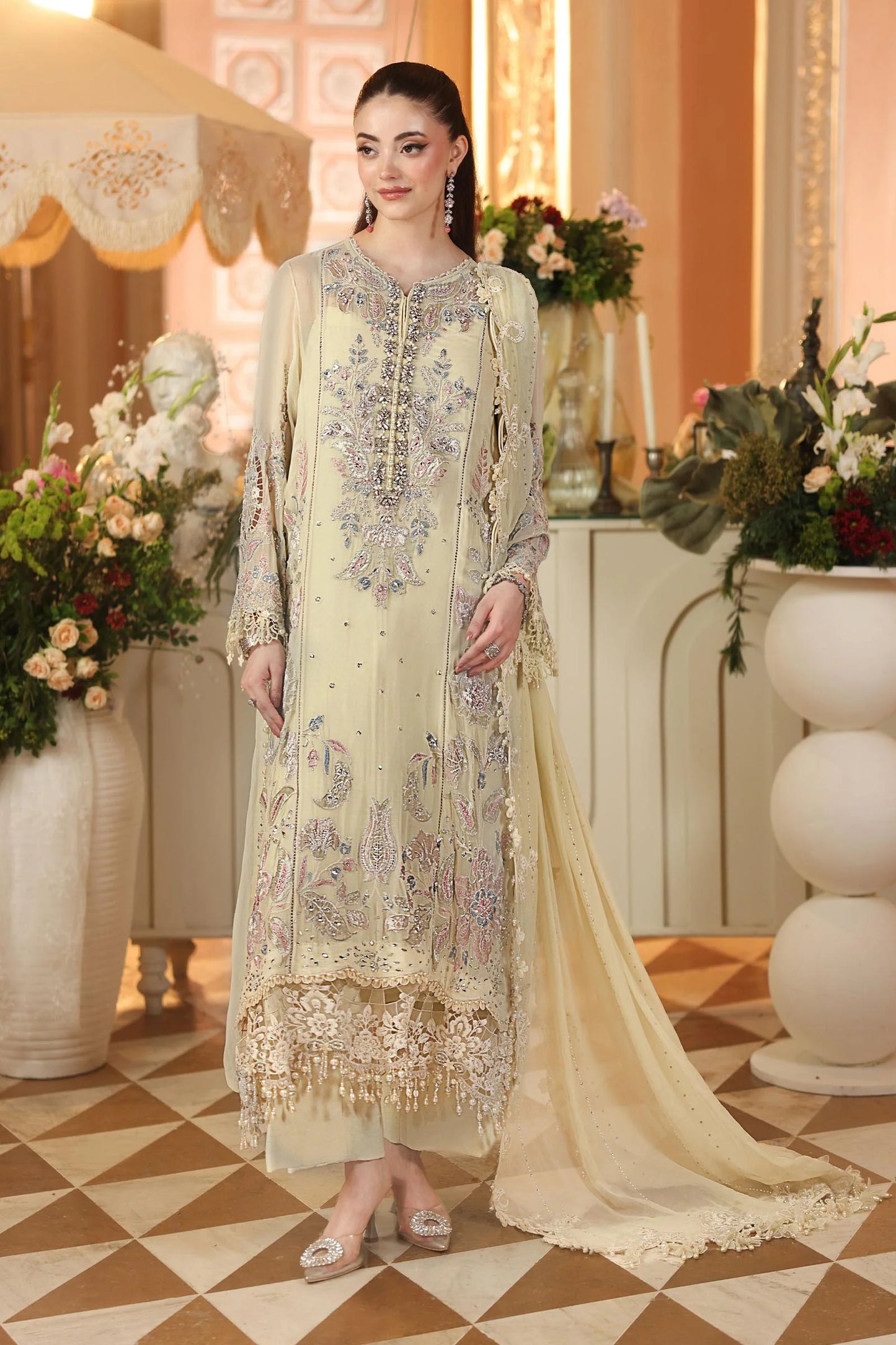 Maria.B Royale Tea Affair Chiffon'26 D-08