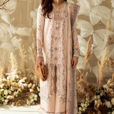 Qalamkar Sahil Luxury Lawn'25 FK-12 Lily