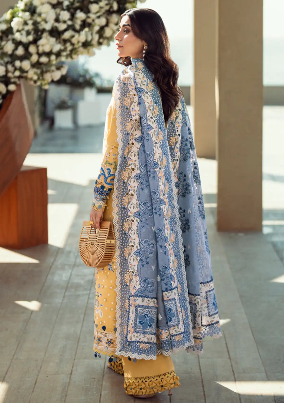 Qalamkar Sahil Luxury Lawn'25 FK-06 Natalie