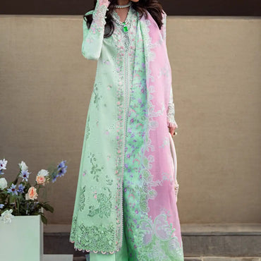 Qalamkar Sahil Luxury Lawn'25 FK-04 Chloe