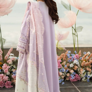 Qalamkar Sahil Luxury Lawn'25 FK-09 Evelyn