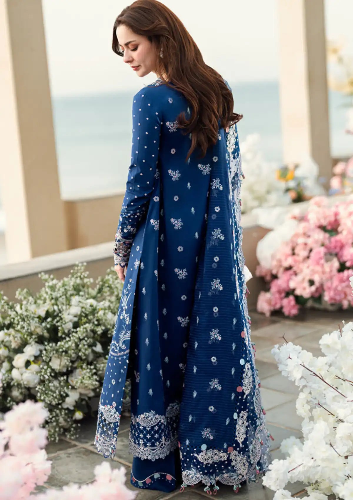 Qalamkar Sahil Luxury Lawn'25 FK-05 Aurora