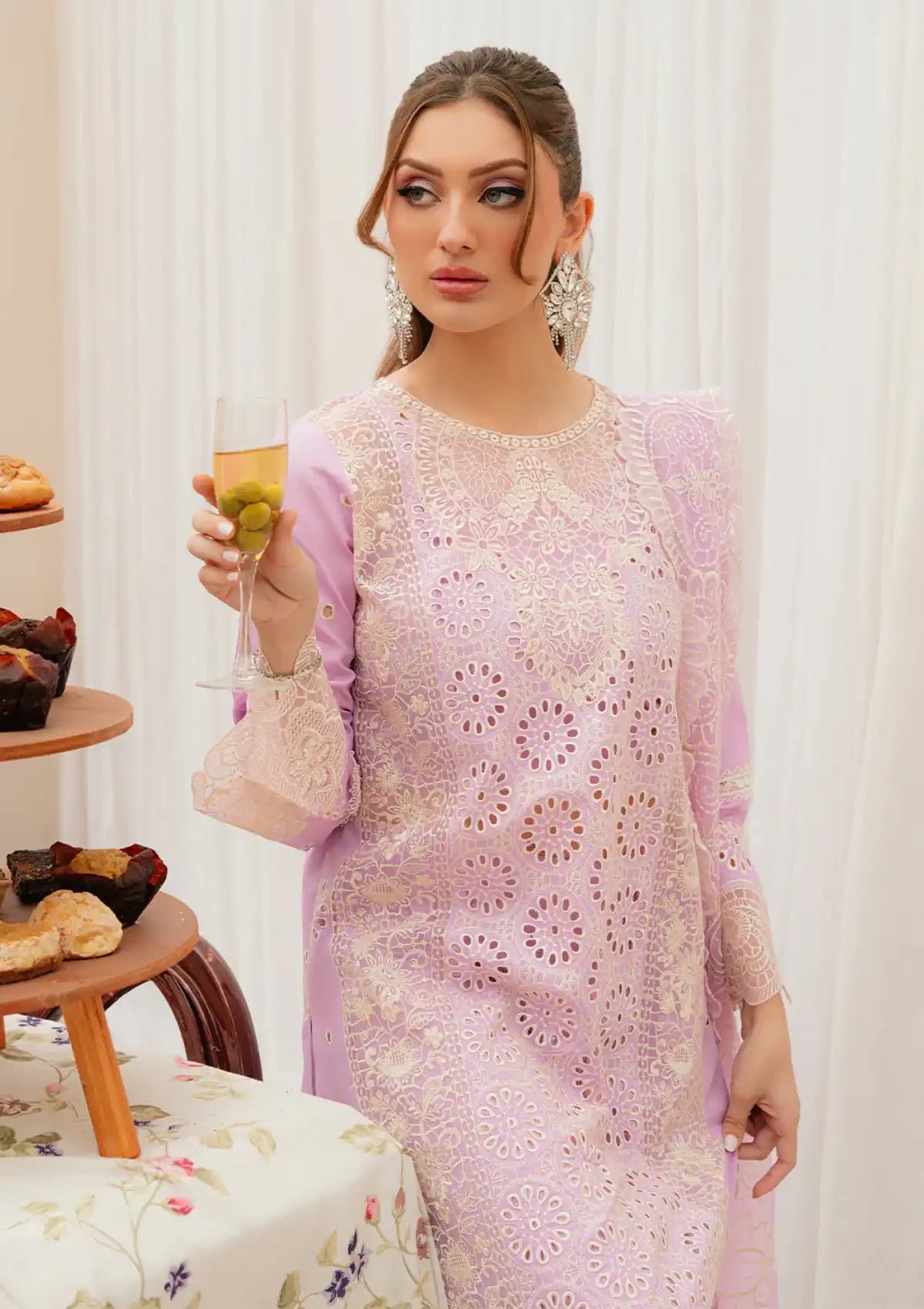 Mahnur Allenura Luxury Lawn'24 HARMONY - Mohsin Saeed Fabrics