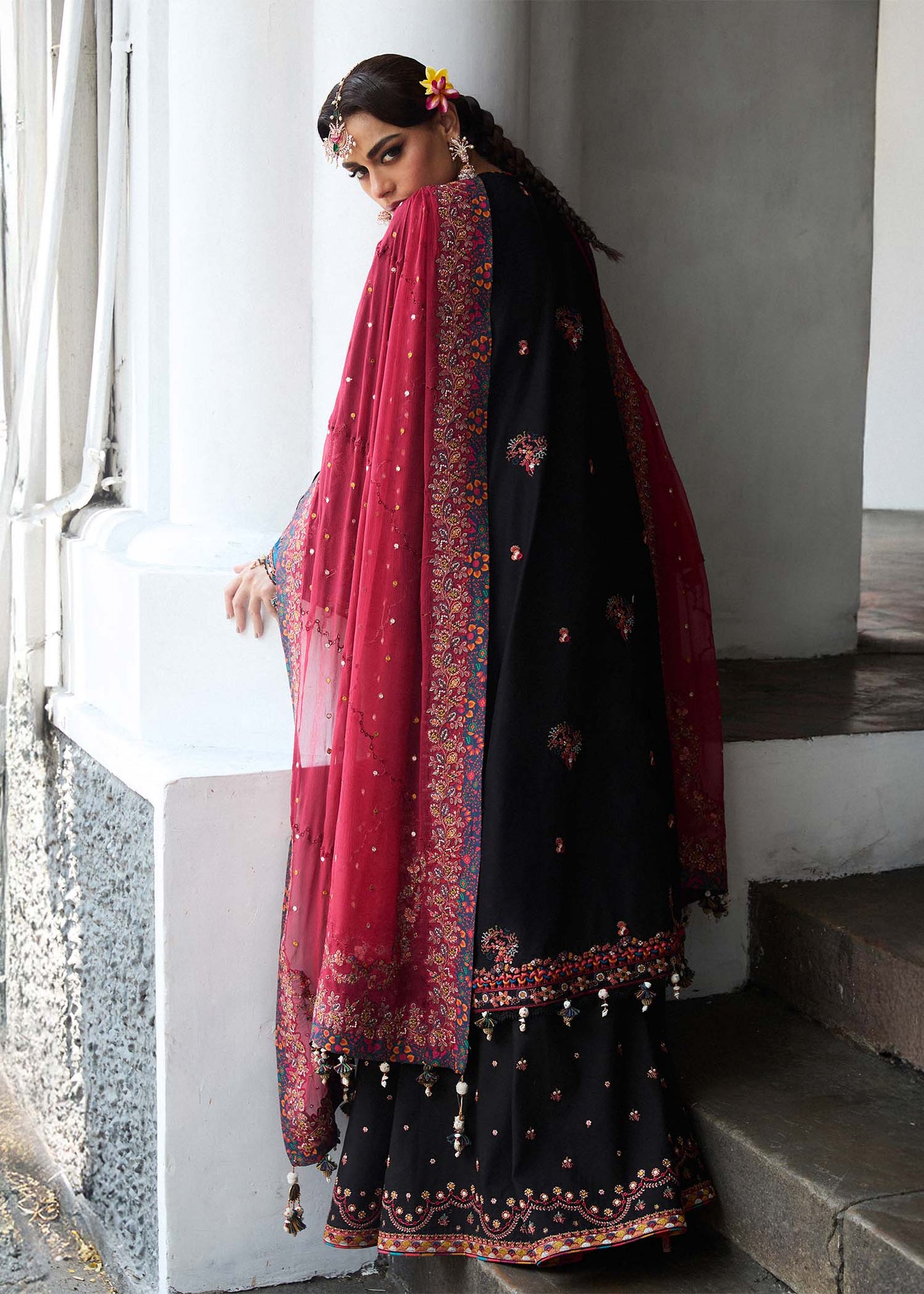 Hussain Rehar Luxury Lawn'25 Bliz