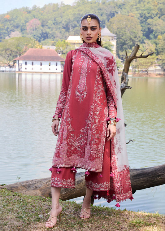 Hussain Rehar Luxury Lawn'25 Flare