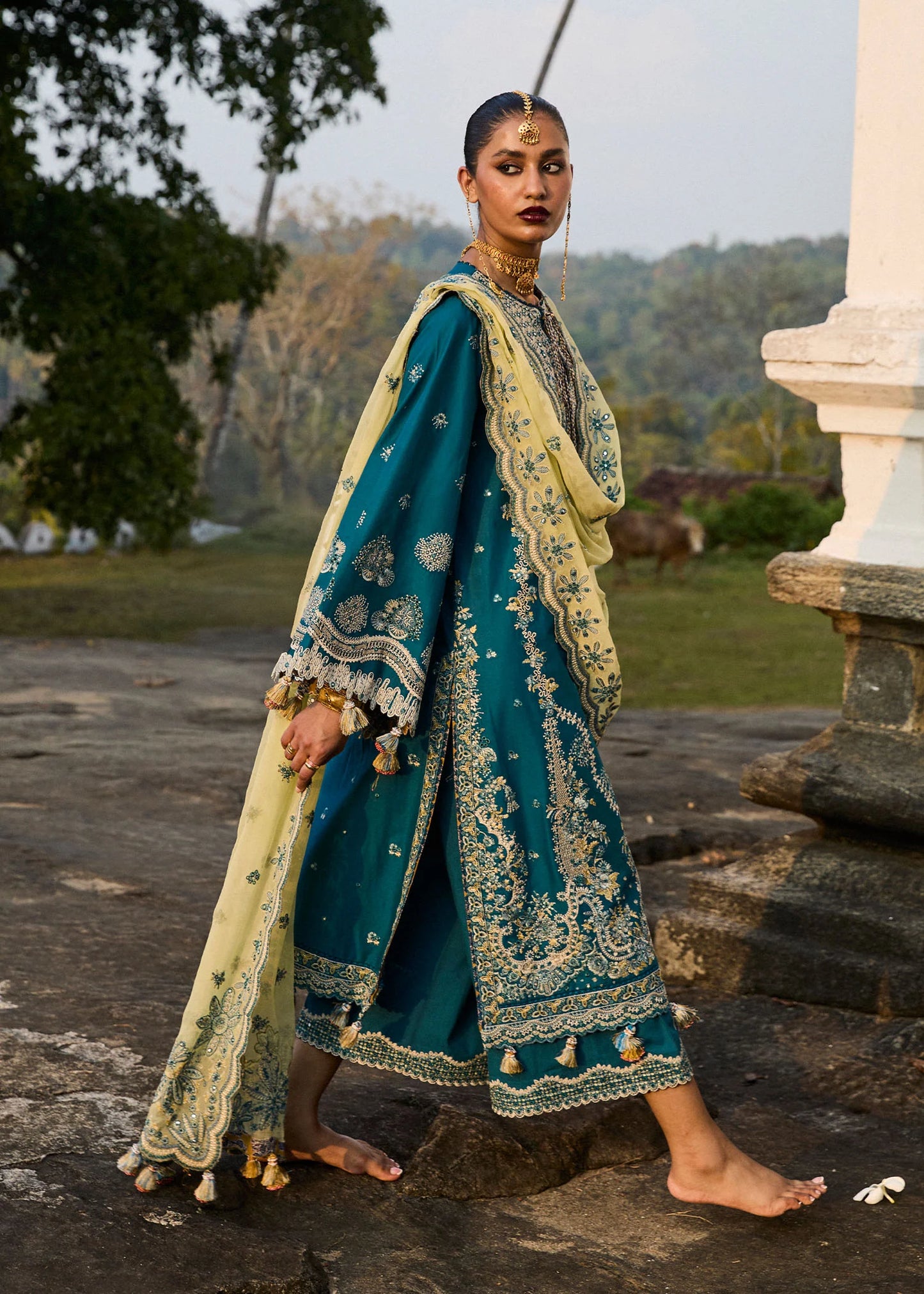 Hussain Rehar Luxury Lawn'25 FlEupic