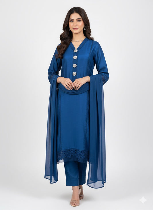 3 Piece rawsilk