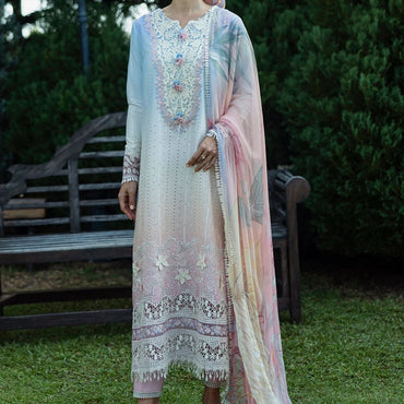 Mushq Solace Ombre Chikankari'25 D-06 Purezza