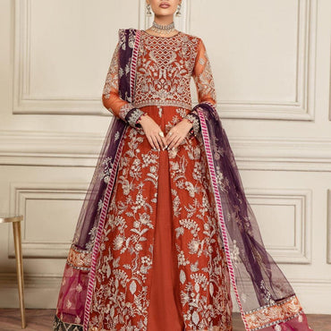 Embroidered Ada work and heavily Embellished Wedding & formal dresses available at mohsin saeed Fabrics online store. 