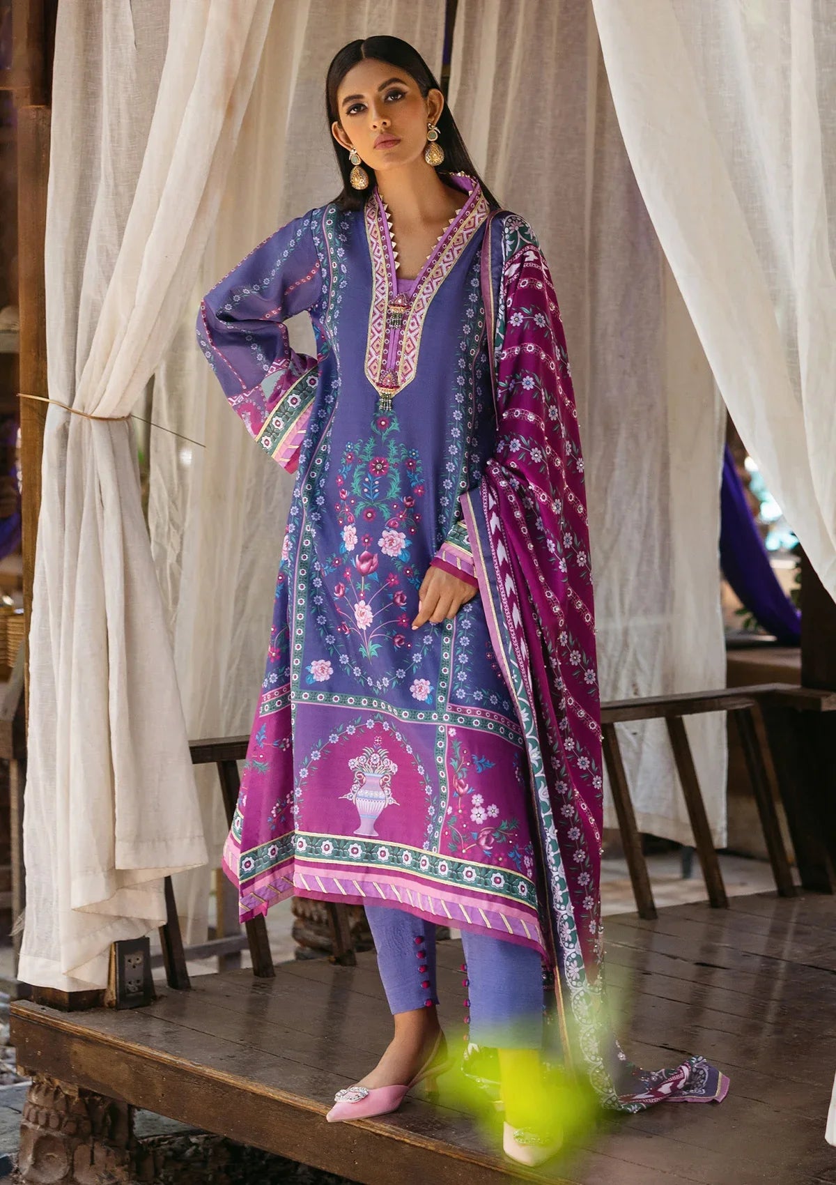 Mushq Nirvana Silk Edit'24 D-07 INDIGO