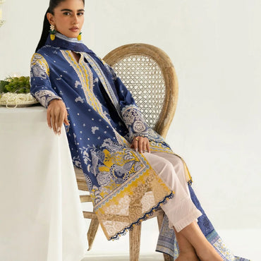 Qalamkar Qprints Lawn'25 PQ-02 A (Hina)