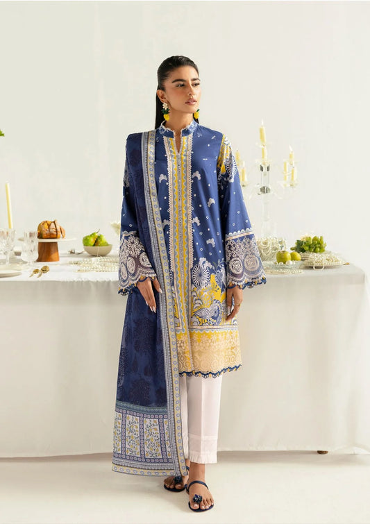 Qalamkar Qprints Lawn'25 PQ-02 A (Hina)