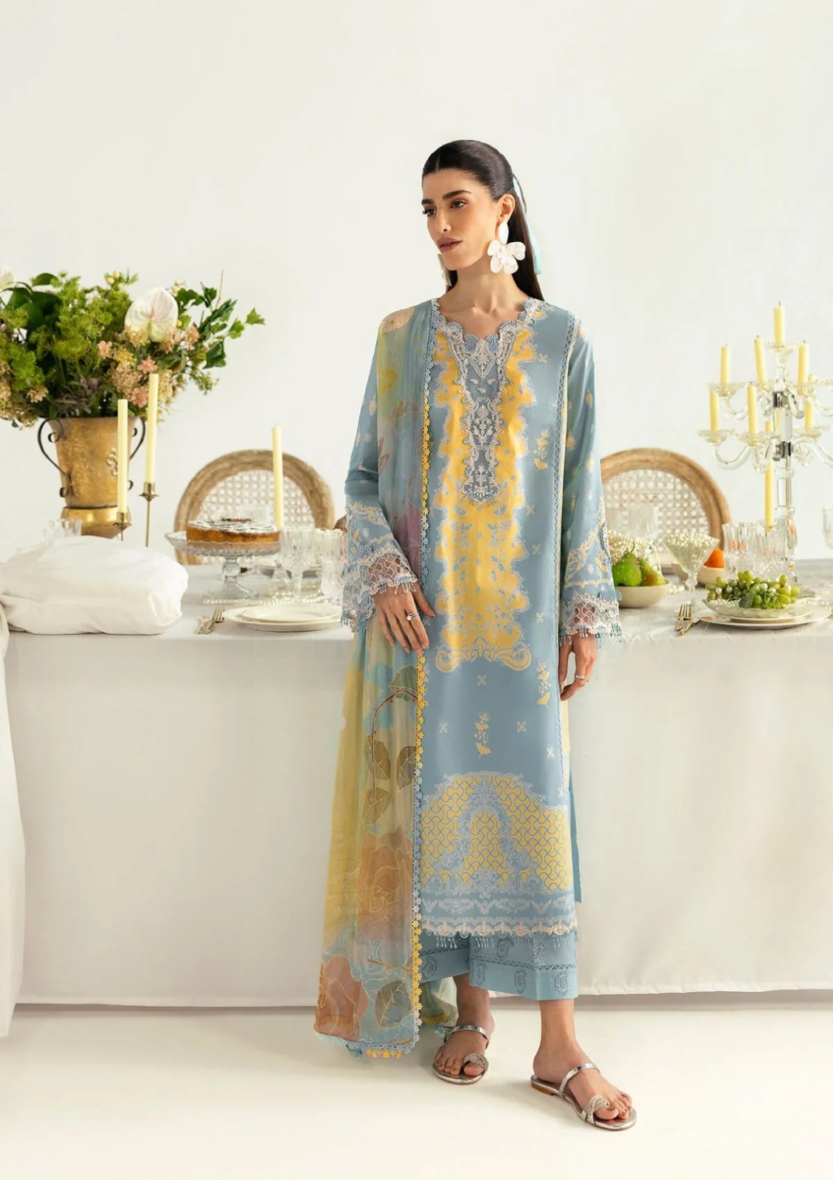 Qalamkar Qprints Lawn'25 PQ-06 A(Elva)