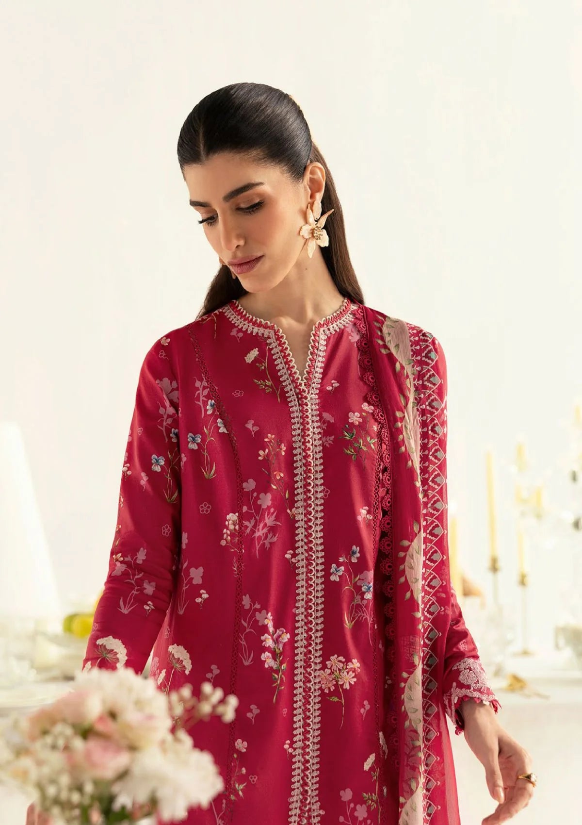 Qalamkar Qprints Lawn'25 PQ-08 A(Kiara)