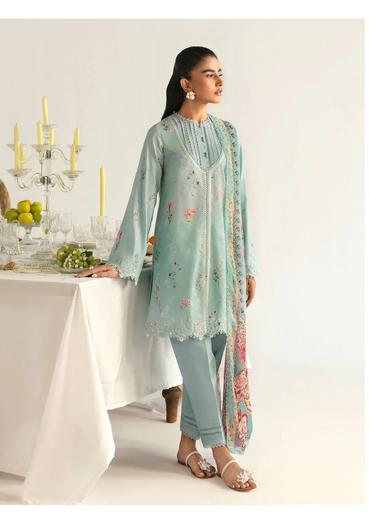 Qalamkar Qprints Lawn'25 PQ-08 B(Rena)