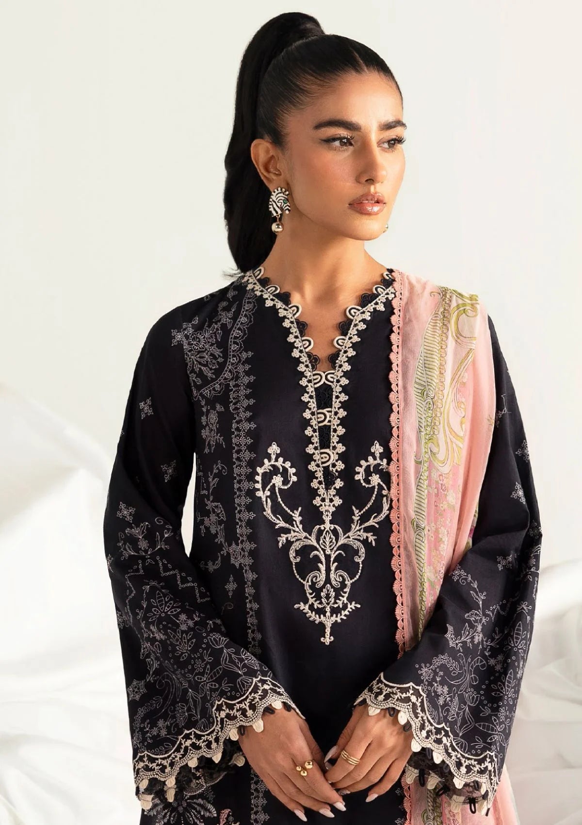 Qalamkar Qprints Lawn'25 PQ-09 B(Nora)