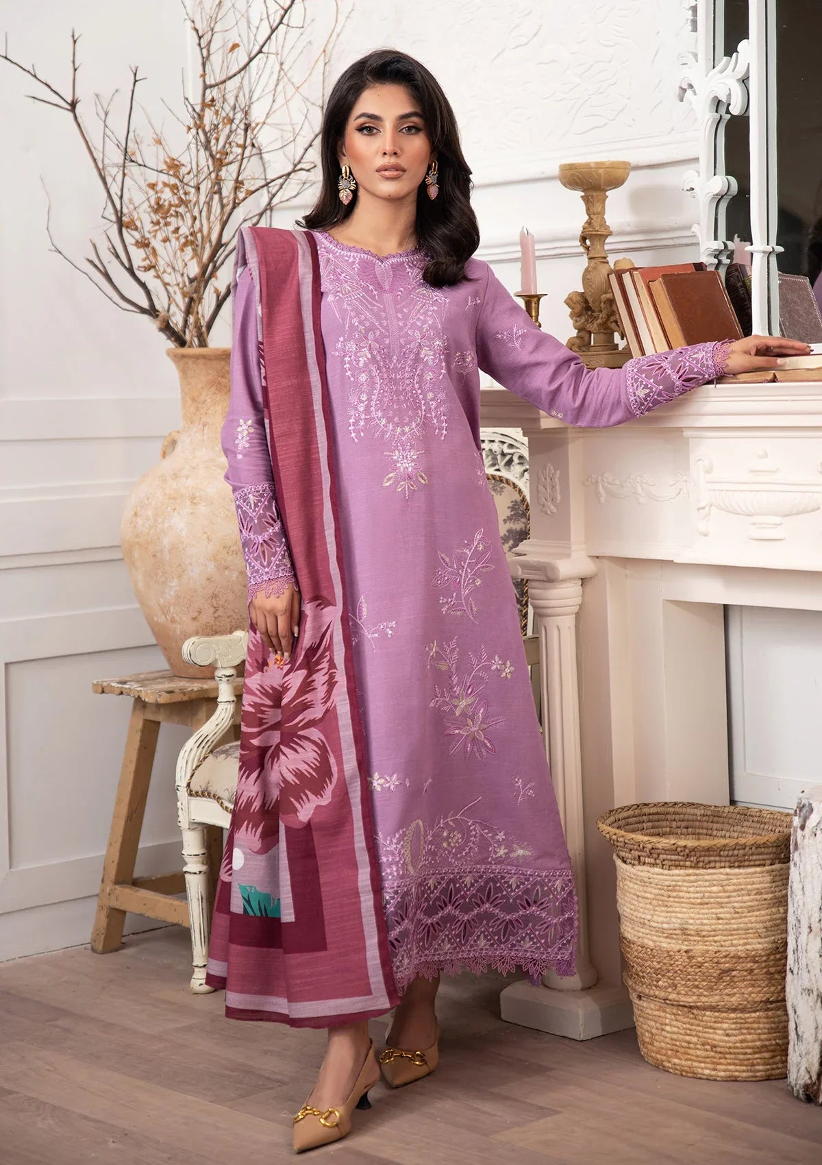 Roheenaz Meraki Winter'24 RNZ-06A MAUVE