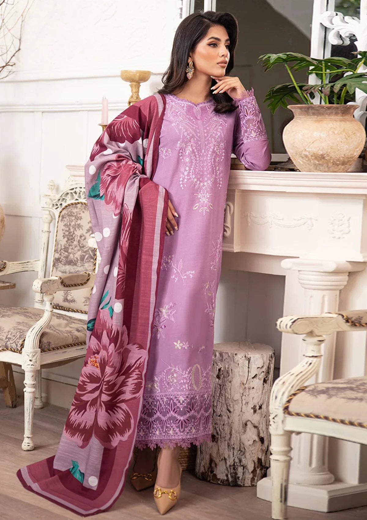 Roheenaz Meraki Winter'24 RNZ-06A MAUVE