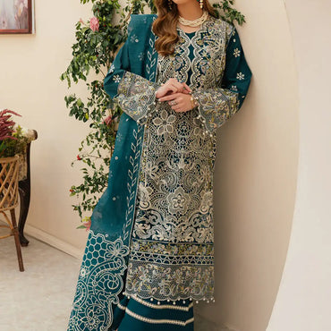 Mahnur Allenura Luxury Lawn'24 TUSCANY - Mohsin Saeed Fabrics