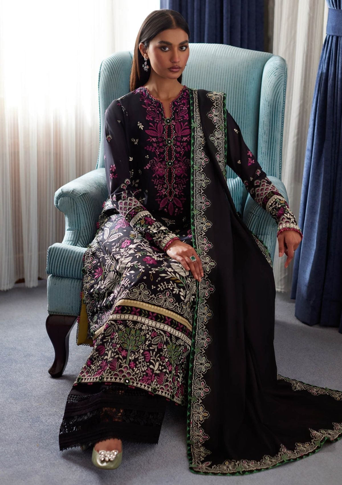 Elan Lawn'24 QISTINA  (EL-03 B)